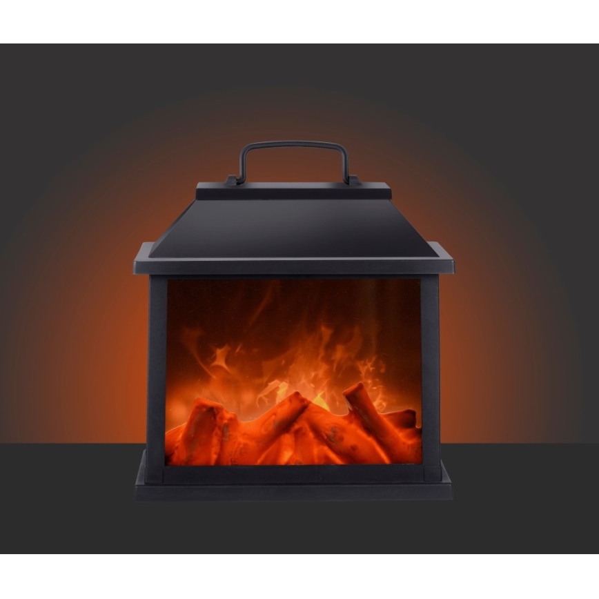 Leuchten Direkt 86221-18 - Decoratieve LED Lantaarn CHIMNEY LED/1W/3xAAA