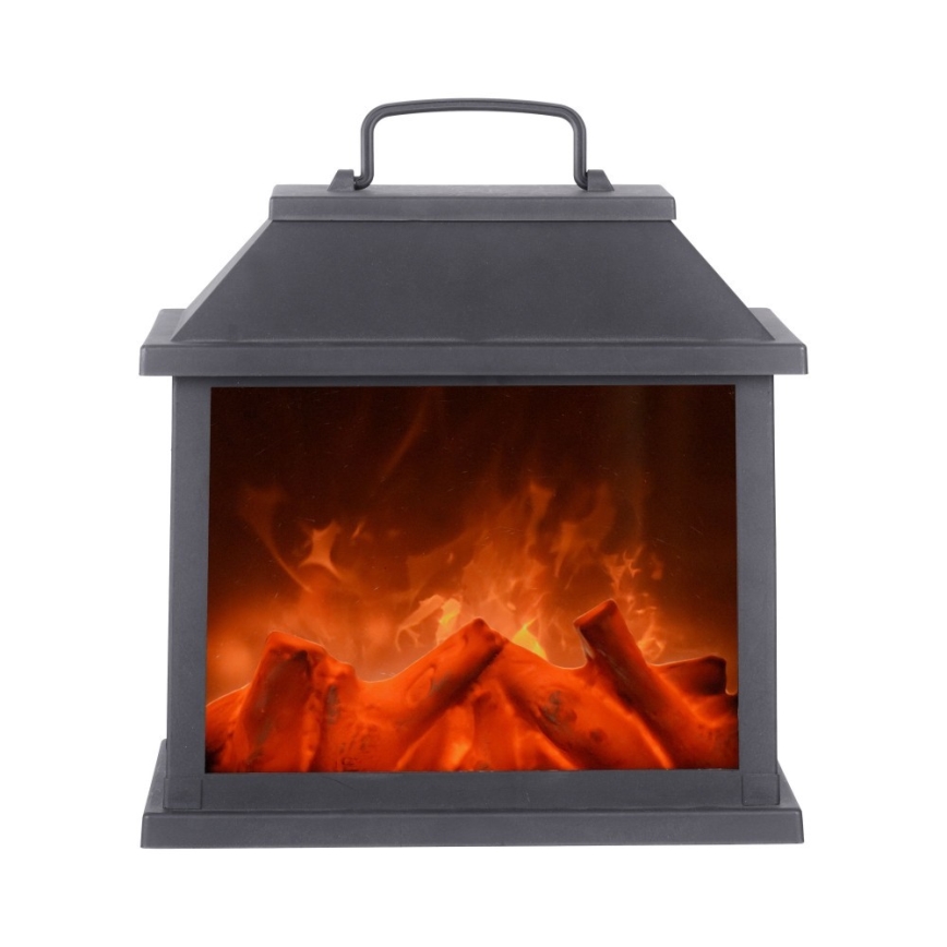 Leuchten Direkt 86221-18 - Decoratieve LED Lantaarn CHIMNEY LED/1W/3xAAA