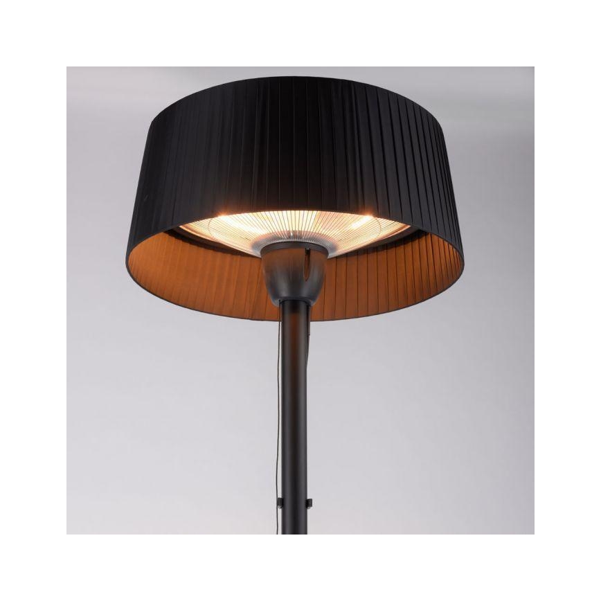 Leuchten Direkt 99507-18 - Verwarmingselement voor buiten GLOW 1500W/230V 1,95 m IP44 zwart