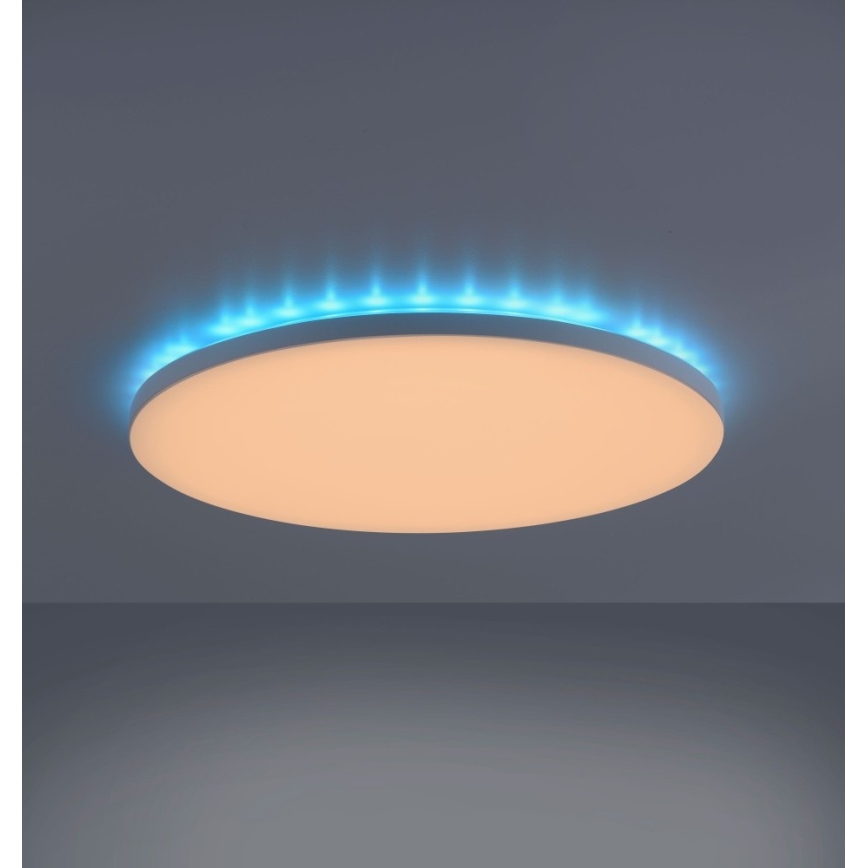 Leuchten Direkt 15602-16 - Dimbare LED RGBW Plafond Lamp GUSTAV LED/20,3W/230V + LED/1,8 2700-5000K + afstandsbediening