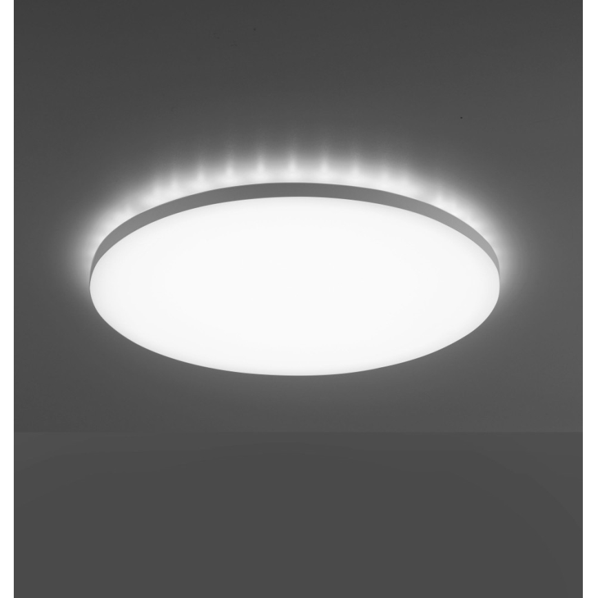 Leuchten Direkt 15602-16 - Dimbare LED RGBW Plafond Lamp GUSTAV LED/20,3W/230V + LED/1,8 2700-5000K + afstandsbediening