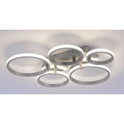 Leuchten Direkt 12112-55 - LED Opbouwkroonluchter JOHANNA 2xLED/11,5W/230V+2xLED/9W+LED/7W