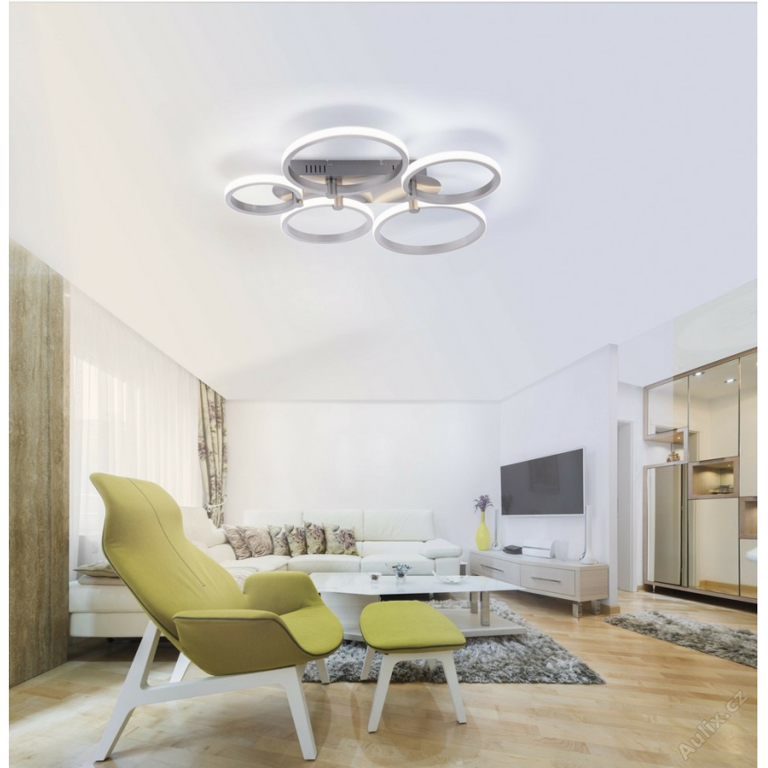 Leuchten Direkt 12112-55 - LED Opbouwkroonluchter JOHANNA 2xLED/11,5W/230V+2xLED/9W+LED/7W