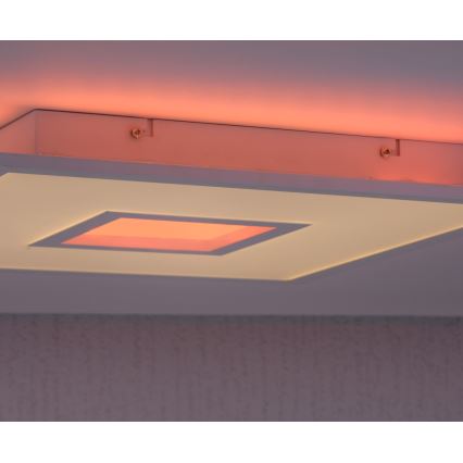 Leuchten Direkt 11645-16 - Dimbare LED RGB plafondlamp RECESS LED/22,5W/230V + LED/5W + afstandsbediening