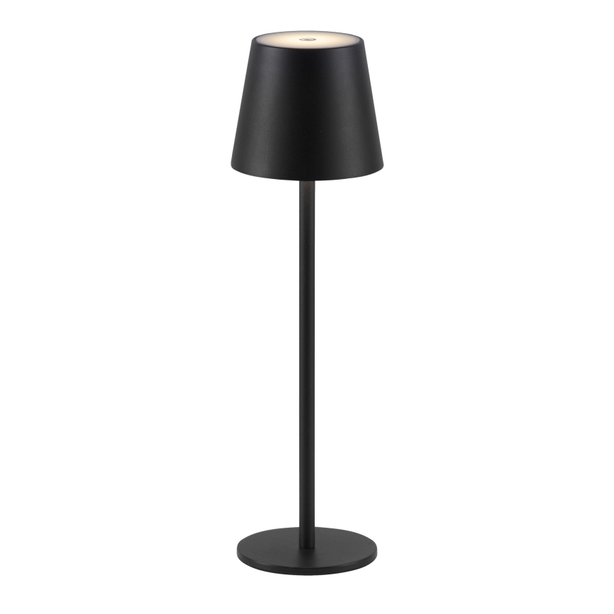 Leuchten Direkt 19250-18 - LED Buiten dimbare oplaadbare tafellamp EURIA LED/3W/5V 2600 mAh IP54 zwart