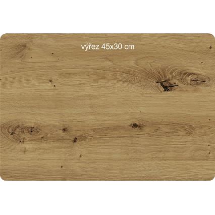 Li-Go 23628/DUB3 - LED-wandklok/1xAA Ø 32 cm licht eiken/Rond