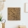 Li-Go 5499/DUB2 - Wandklok 1xAA 40x40 cm eiken