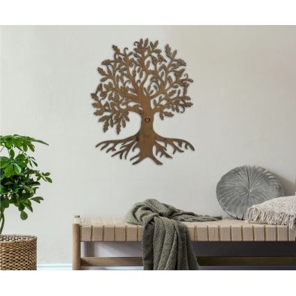 Li-Go 5732/DUB/S2 - Dimbare LED-wanddecoratie LED/10W/5V 20000 mAh 68x80 cm eiken