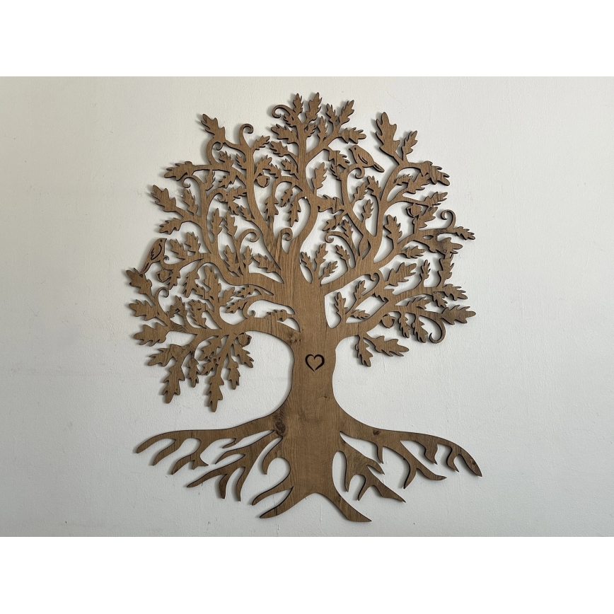 Li-Go 5739/DUB2 - LED-dimbare wanddecoratie LED/10W/230V 68x80 cm eiken