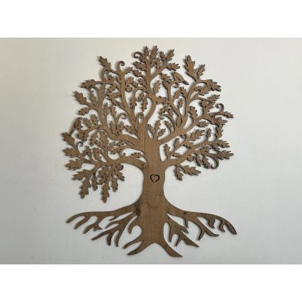 Li-Go 5742/DUB2 - Dimbare LED-wanddecoratie LED/10W/230V 90x110 cm eiken