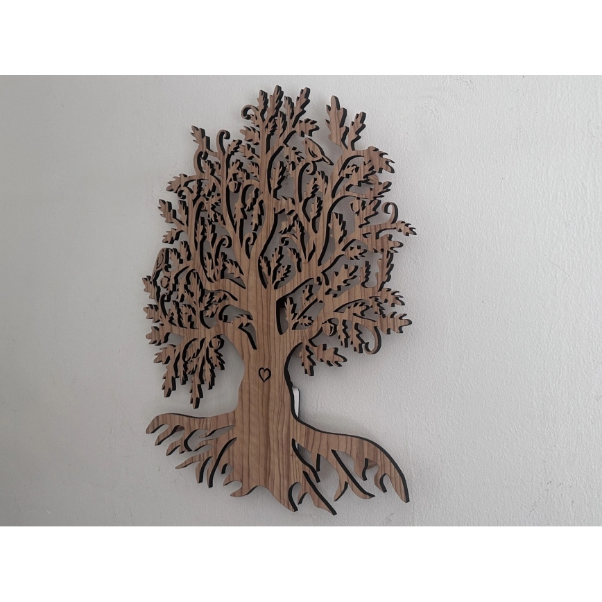 Li-Go 5747/DUB2 - Dimbare LED-wanddecoratie LED/10W/230V 45x55 cm eik