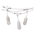Lichtsnoer voor buiten STRING 15xE27/40W/230V 15m IP65