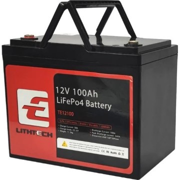 LiFePO4-accu 12,8V/100Ah