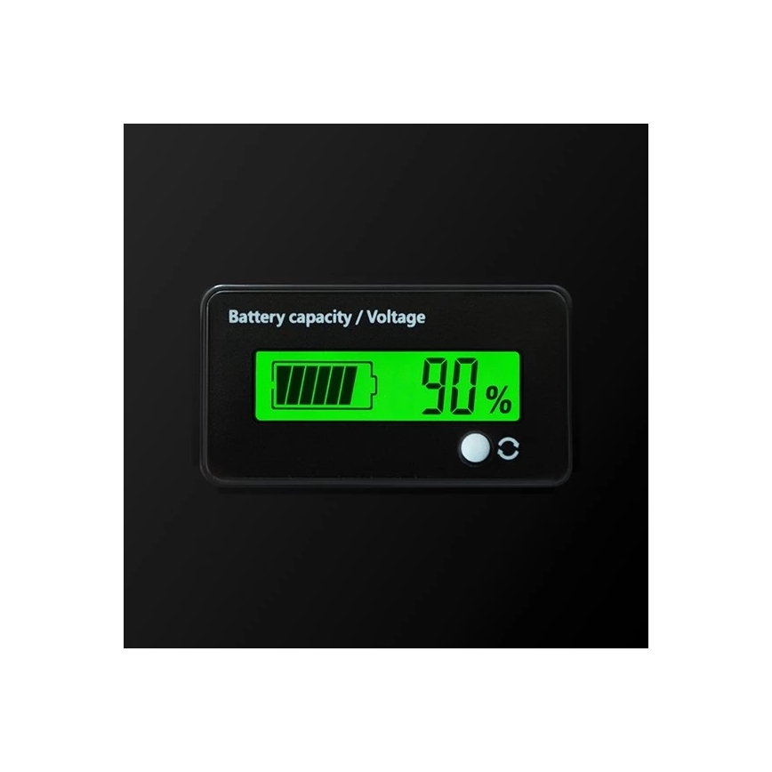 LiFePO4-accu met display 12,8 V / 100 Ah