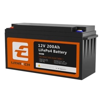 LiFePO4-accu voor zonne-energiesystemen 12,8V/200Ah IP66