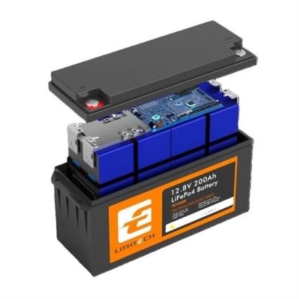 LiFePO4-accu voor zonne-energiesystemen 12,8V/200Ah IP66