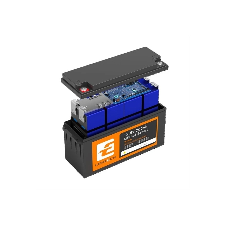 LiFePO4-accu voor zonne-energiesystemen 12,8V/200Ah IP66