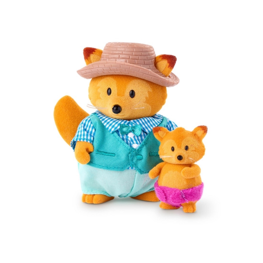 Li'l Woodzeez - Set met figuren TIPPYTAIL familie vos