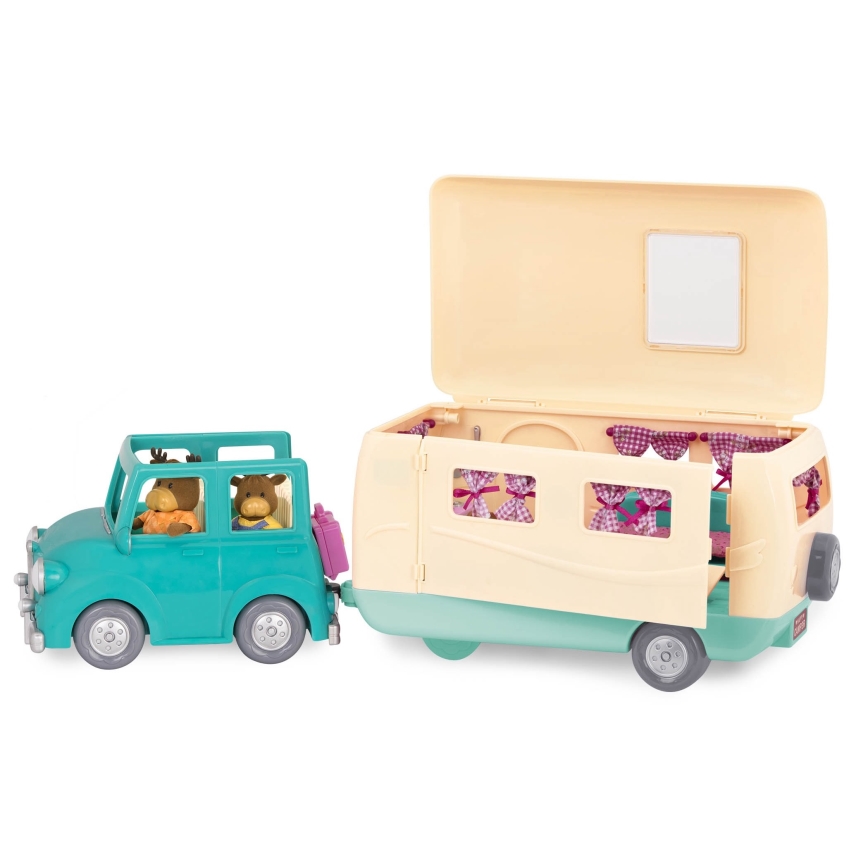 Li'l Woodzeez - Speelset HAPPY CAMPER kamperen