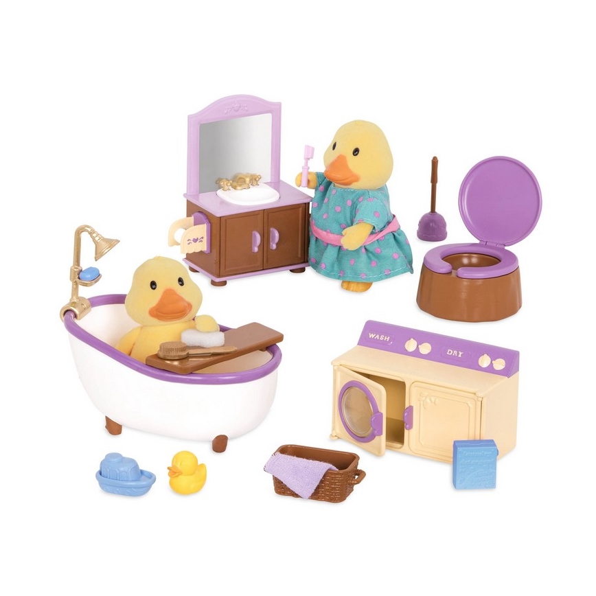 Li'l Woodzeez - Toy set badkamer furniture
