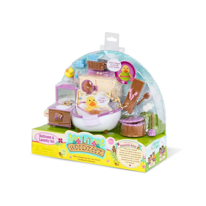 Li'l Woodzeez - Toy set badkamer furniture