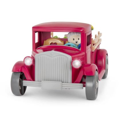 Li'l Woodzeez - Toy set famer's vrachtauto met food stand 3xAAA