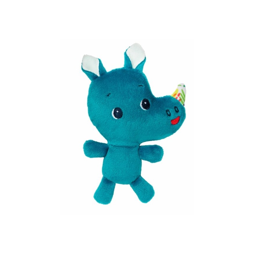 Lilliputiens - Textielboek voor kinderen neushoorn Marius