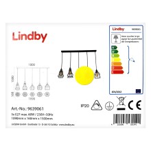 Lindby - Hanglamp aan een koord ALBERTA 5xE27/60W/230V
