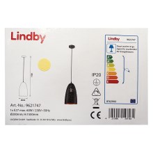 Lindby - Hanglamp aan een koord TOLA 1xE27/60W/230V