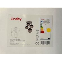 Lindby - Hanglamp met vaste pendel ROBYN 2xE27/40W/230V + 2xE27/25W/230V