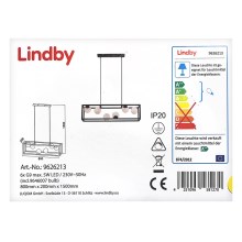 Lindby - LED Kroonluchter aan een snoer UTOPIA 6xG9/5W/230V