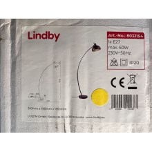 Lindby - Vloerlamp PHILEAS 1xE27/60W/230V