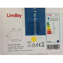 Lindby - Wandlamp JAYEDN 1xG9/40W/230V gips