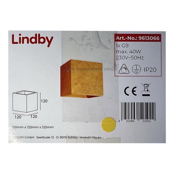 Lindby - Wandlamp YADE 1xG9/20W/230V