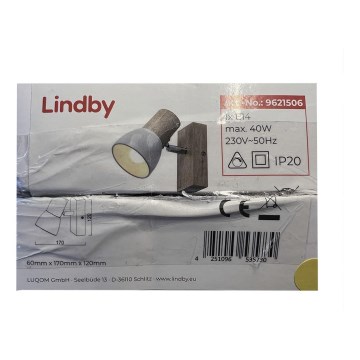 Lindby - Wandspot THORIN 1xE14/40W/230V