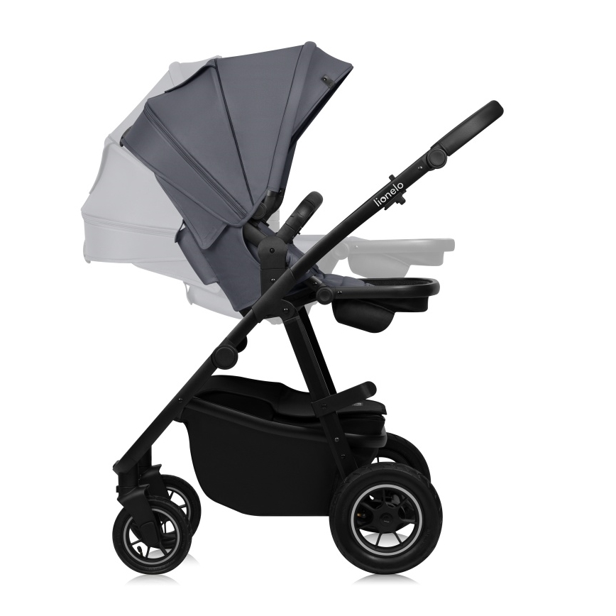 Lionelo - 2-in-1 combi-kinderwagen AMBER PLUS Grijs Grafiet