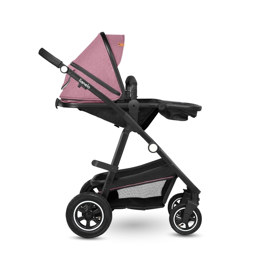 Lionelo - 2-in-1 combi-kinderwagen AMBER Roze Roos