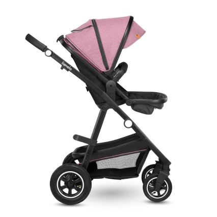 Lionelo - 2-in-1 combi-kinderwagen AMBER Roze Roos