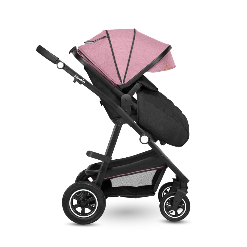 Lionelo - 2-in-1 combi-kinderwagen AMBER Roze Roos