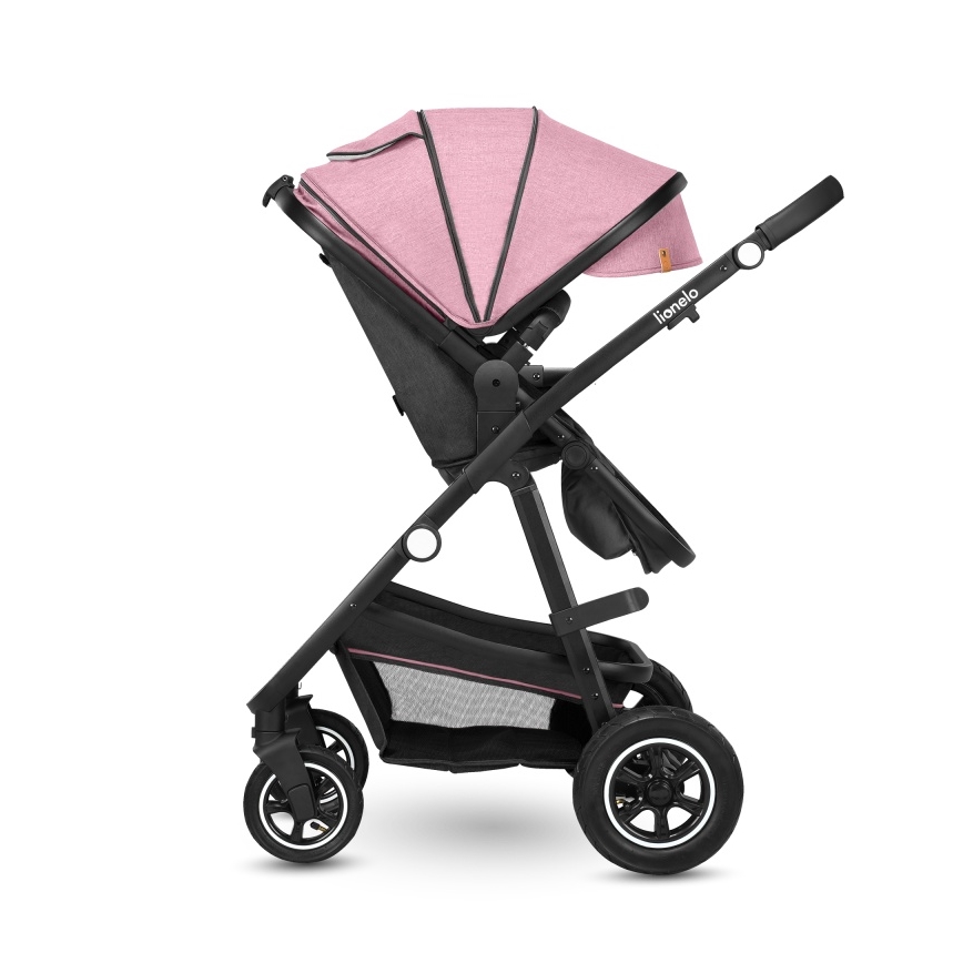 Lionelo - 2-in-1 combi-kinderwagen AMBER Roze Roos