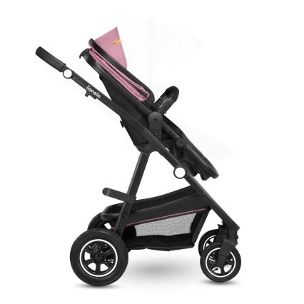Lionelo - 2-in-1 combi-kinderwagen AMBER Roze Roos
