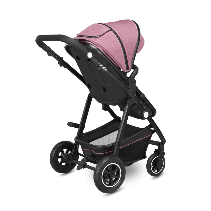 Lionelo - 2-in-1 combi-kinderwagen AMBER Roze Roos