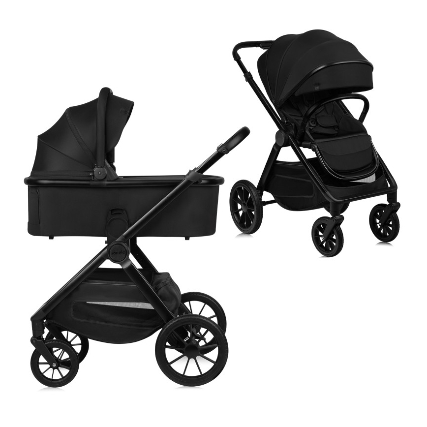 Lionelo - 2-in-1 combi-kinderwagen LAYLA Black Onyx