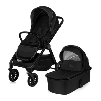 Lionelo - 2-in-1 combi-kinderwagen LAYLA Black Onyx
