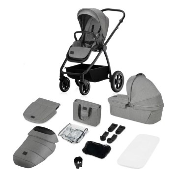 Lionelo - 2-in-1 combi-kinderwagen MERIL Grey Stone