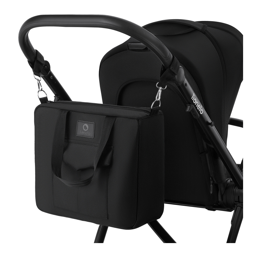 Lionelo - 2-in-1 combinatiekinderwagen MERIL Black Onyx