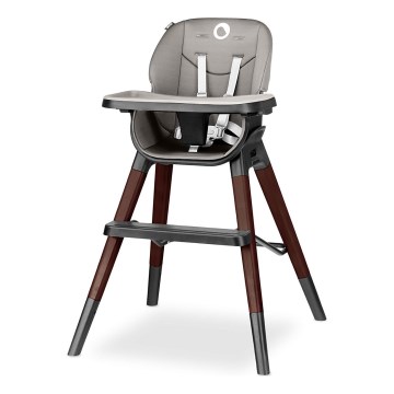 Lionelo - 2-in-1 kinder-eetstoel MONA Black Onyx