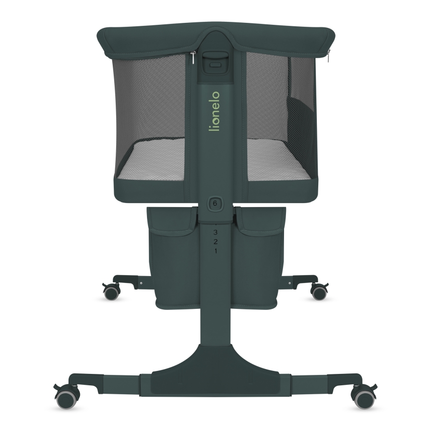 Lionelo - 3-in-1 babybed JODIE Groen Graphiet