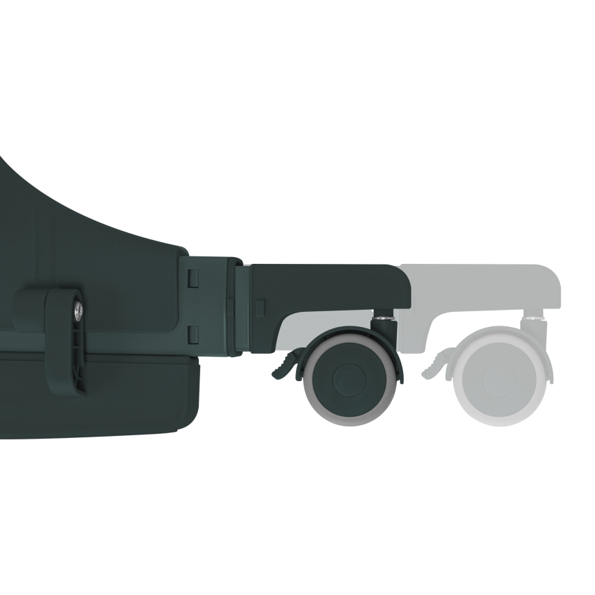 Lionelo - 3-in-1 babybed JODIE Groen Graphiet