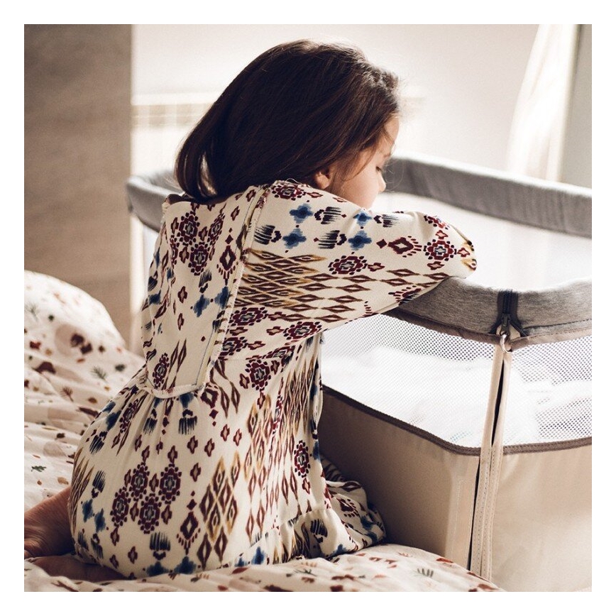 Lionelo - 3-in-1 babybed LEONIE grijs/beige